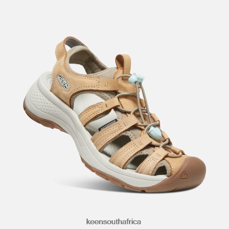 Astoria West Leather Sandal Doe-Blue Glass R268B69 Keen Women