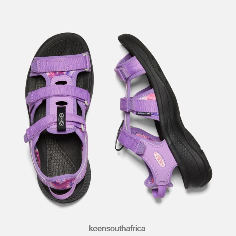 Astoria West Open-Toe Sandals Tye Dye-Purple R268B31 Keen Women