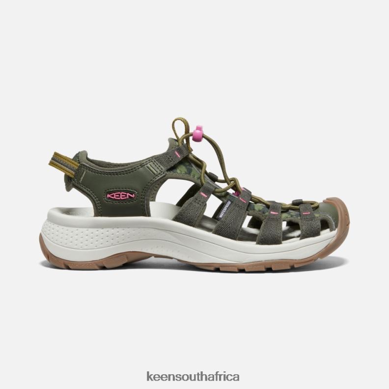 Astoria West Sandals Forest Night-Ibis Rose R268B43 Keen Women