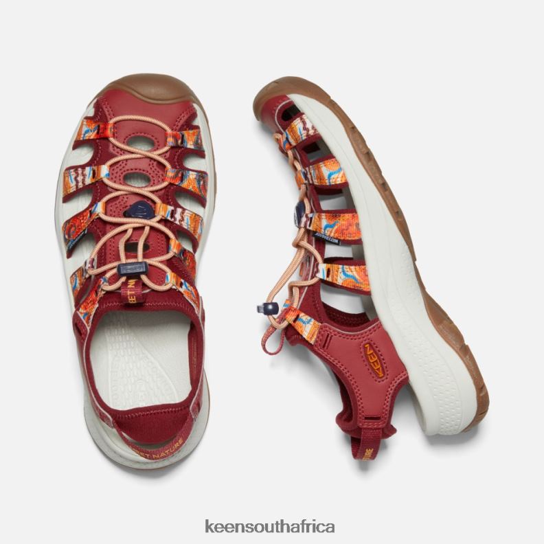Astoria West x Outdoor Afro Orange Wave-Red R268B61 Keen Women