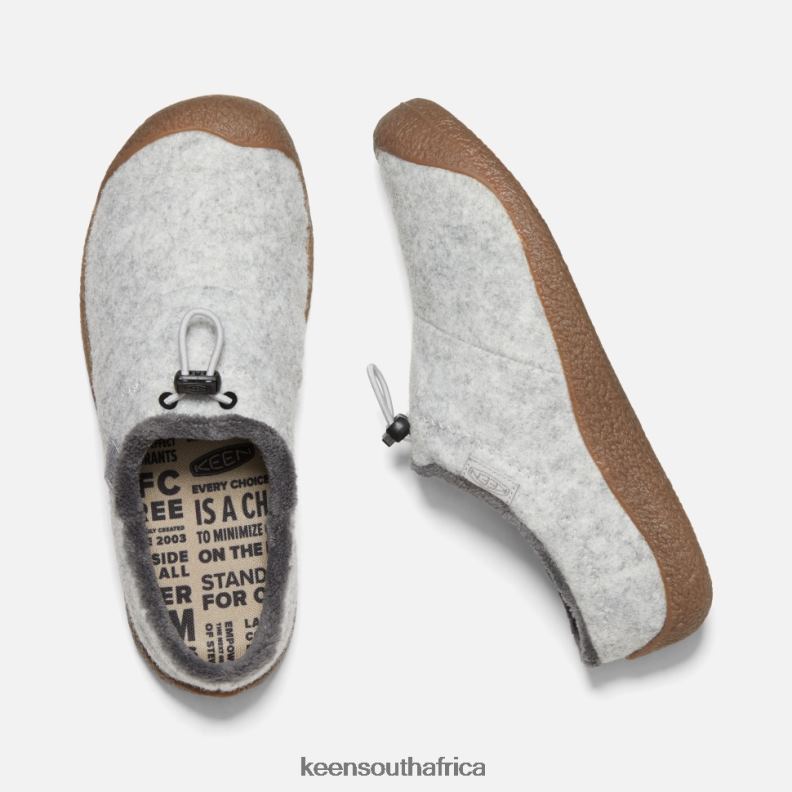 Howser III Slide Light Gray Wool-Vapor R268B346 Keen Women