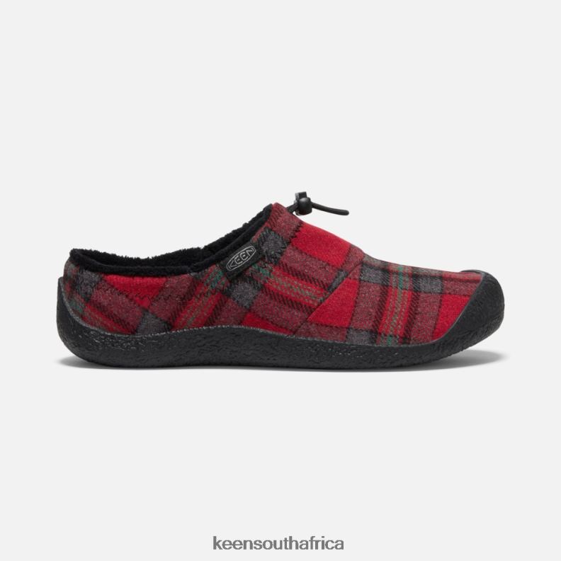 Howser III Slide Red Plaid-Steel Grey R268B339 Keen Women