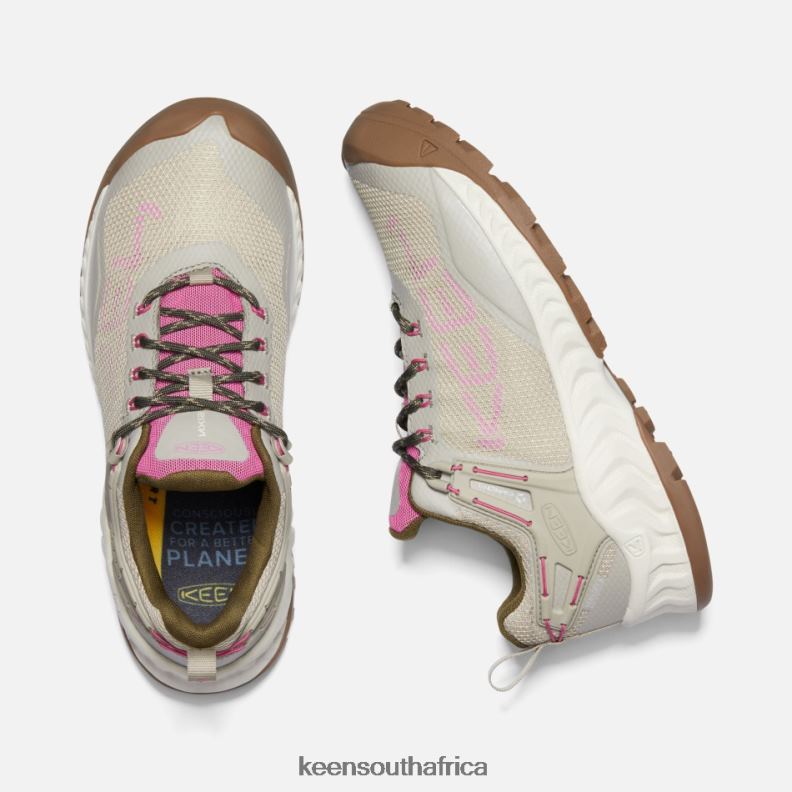 New NXIS EVO Waterproof Shoe Plaza Taupe-Ibis Rose R268B134 Keen Women