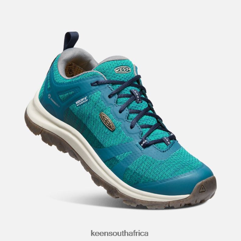 Terradora II Waterproof Hiking Trainers Blue Coral-Blue Nights R268B155 Keen Women