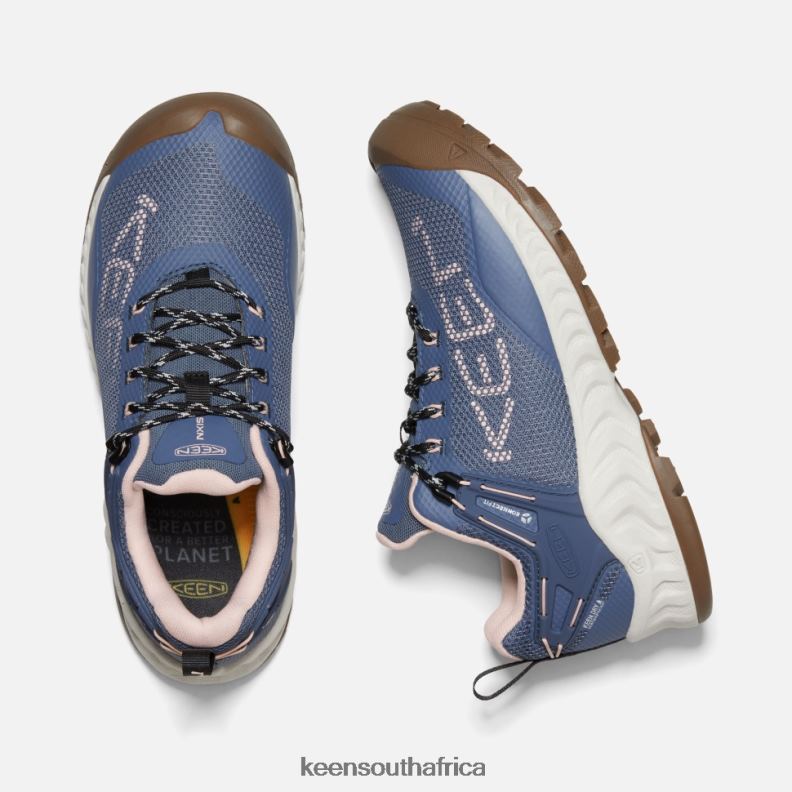 Vintage Indigo-Peachy NXIS EVO Waterproof Shoe Vintage Indigo-Peachy KEEN R268B326 Keen Women