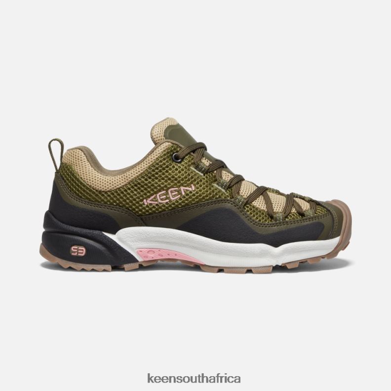 Wasatch Crest Vent Olive Drab-Pink Icing R268B136 Keen Women